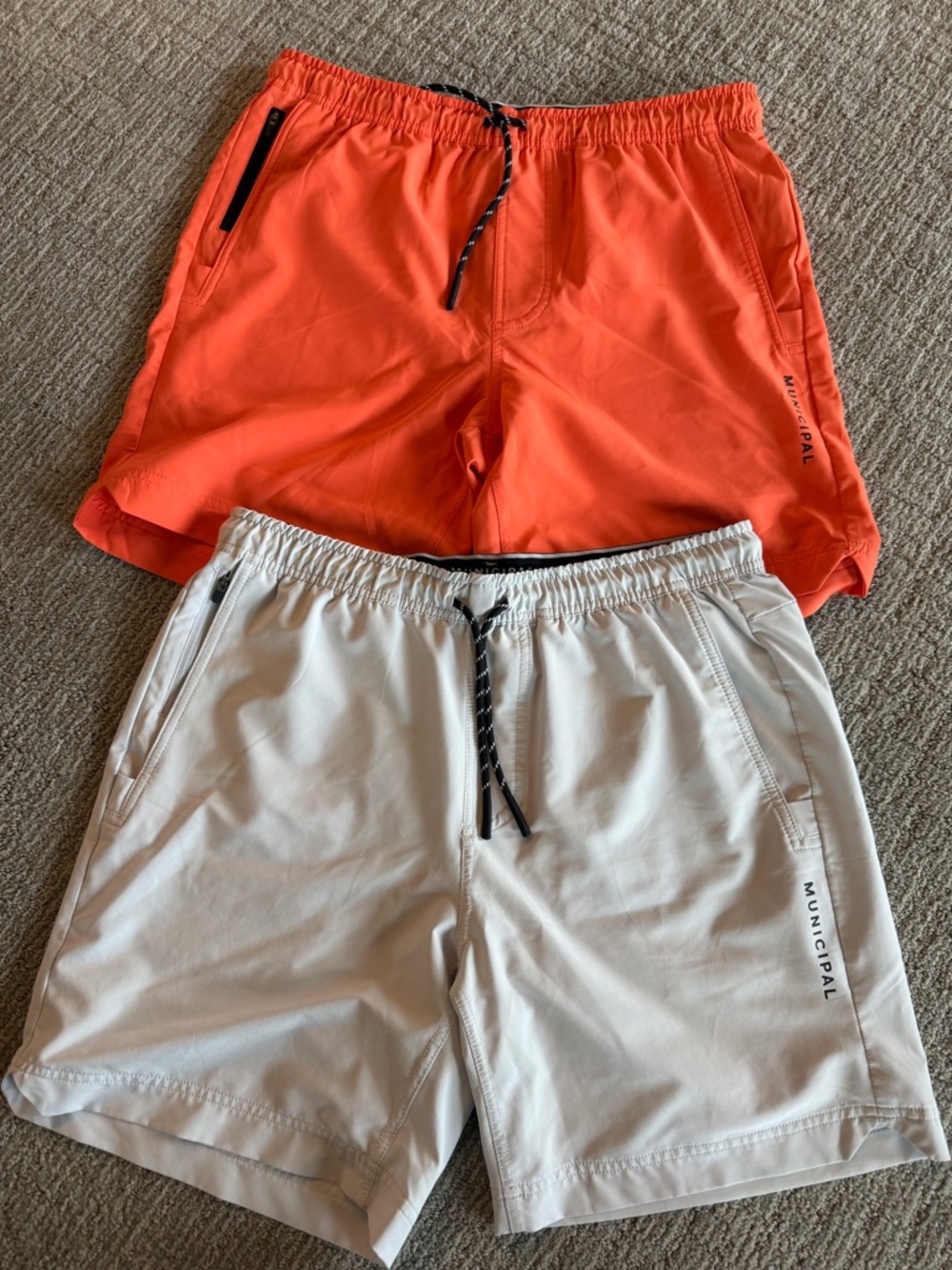 2Pairs of Men’s Medium MUNICIPAL shorts